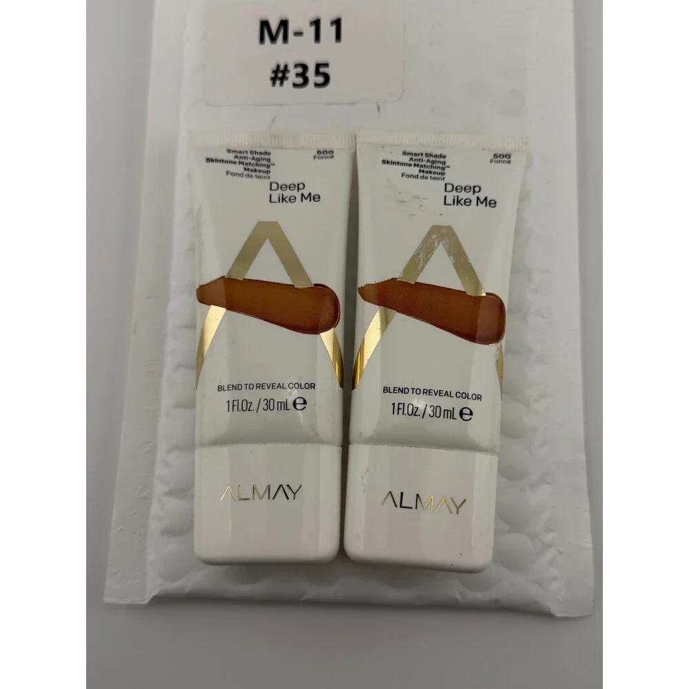 Pack of 2 NEW Almay Smart Shade Anti-Aging Skintone Matching Makeup - 1 fl. oz.